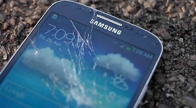 Galaxy S4 - ecran spart